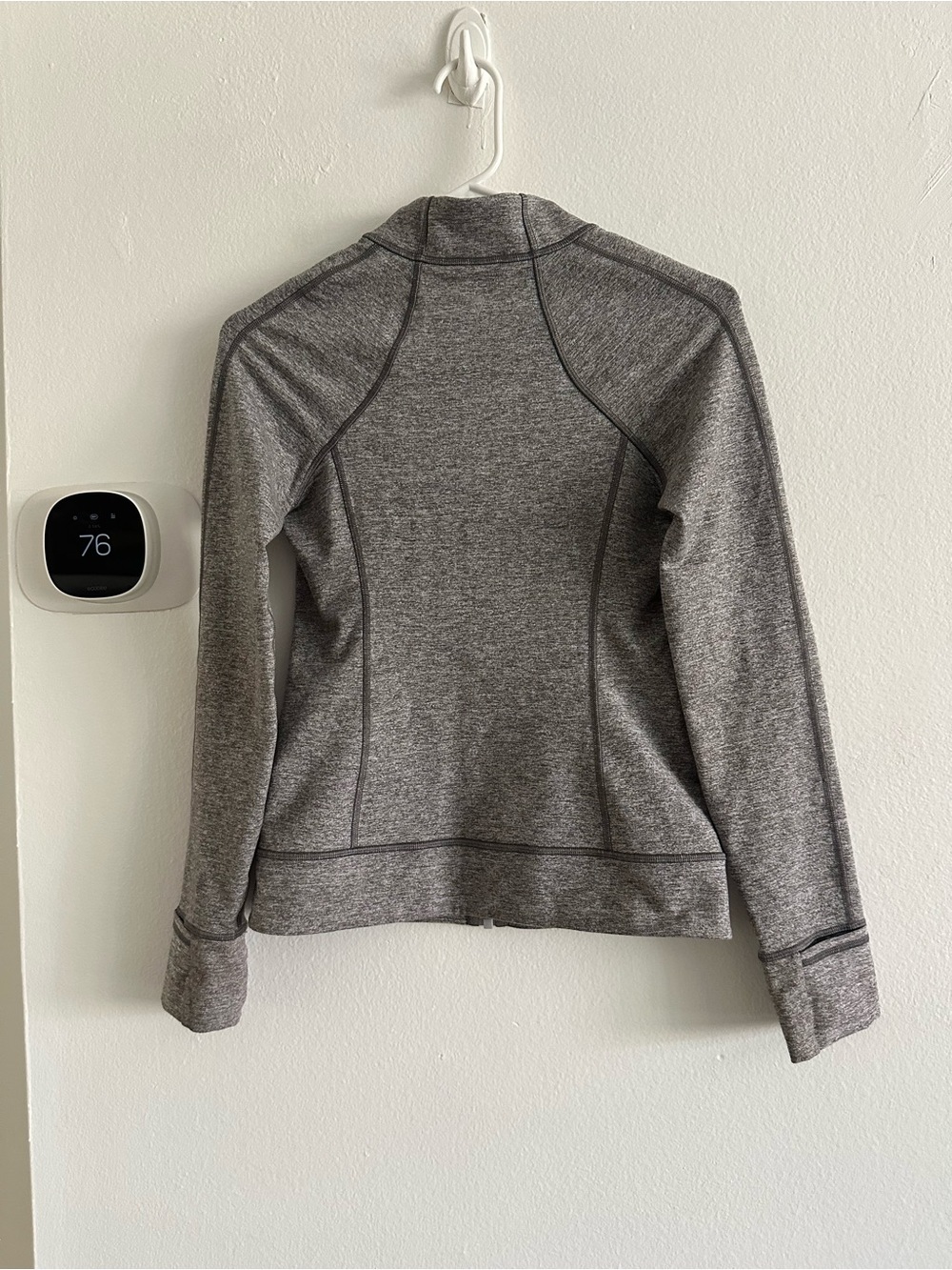 Ivivva girl Gray Performance Jacket - Lightweight Long Sleeve size 12